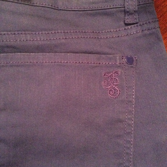 Jessica Simpson purple jeans - Picture 2 of 7